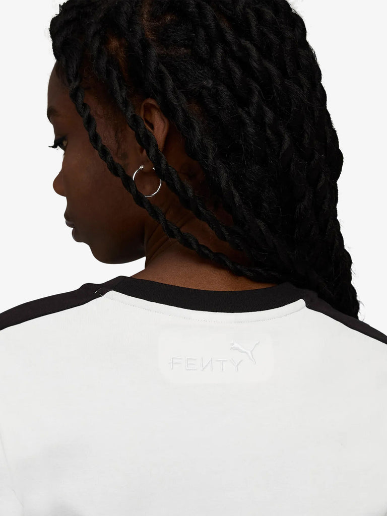 PUMA X FENTY t-shirt puma x fenty t7 slim tee donna bianco cotone