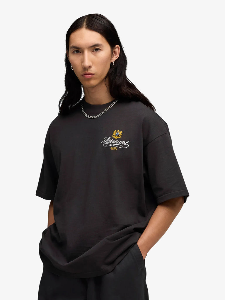 PUMA X REPRESENT t-shirt puma x represent graphic tee grigio cotone