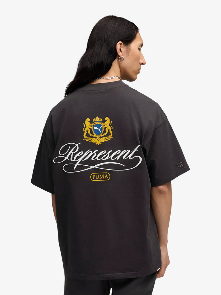 PUMA X REPRESENT t-shirt puma x represent graphic tee grigio cotone