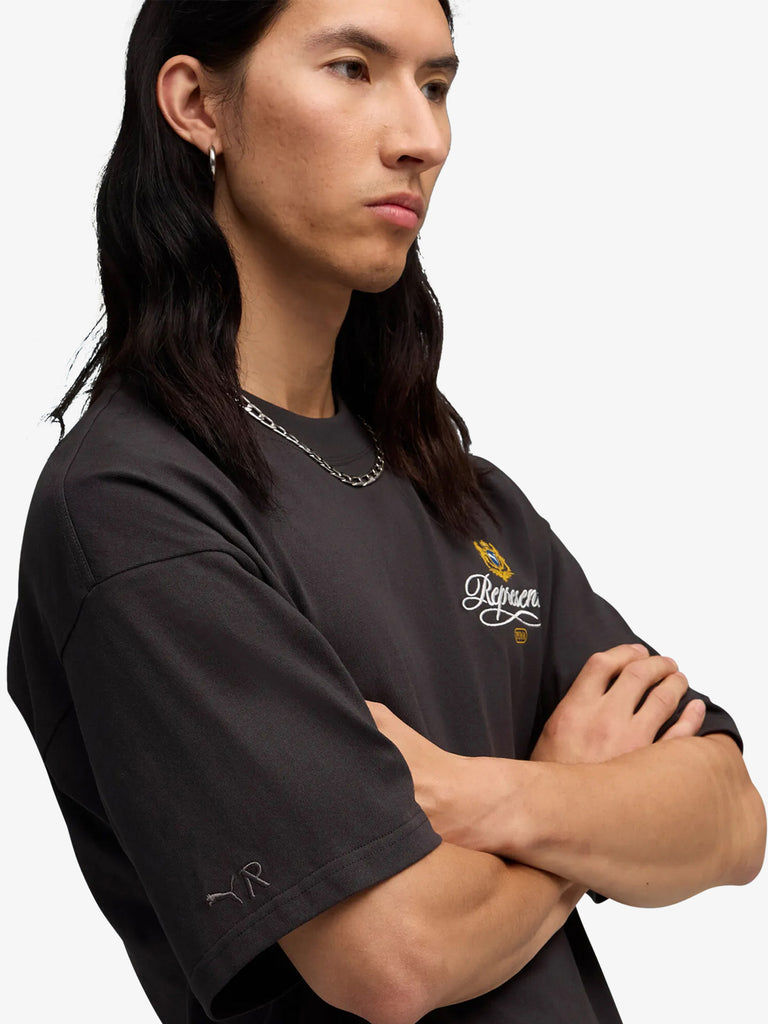 PUMA X REPRESENT t-shirt puma x represent graphic tee grigio cotone