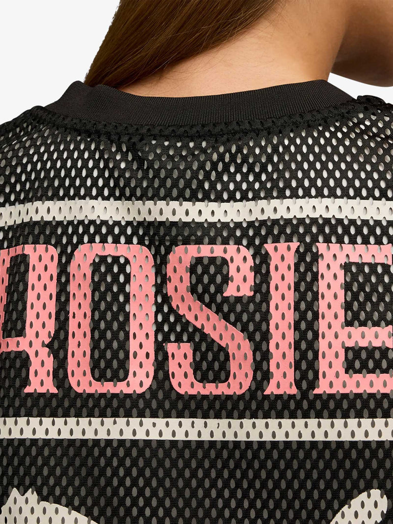 PUMA X ROSÉ top puma x rosé t7 relaxed mesh donna nero
