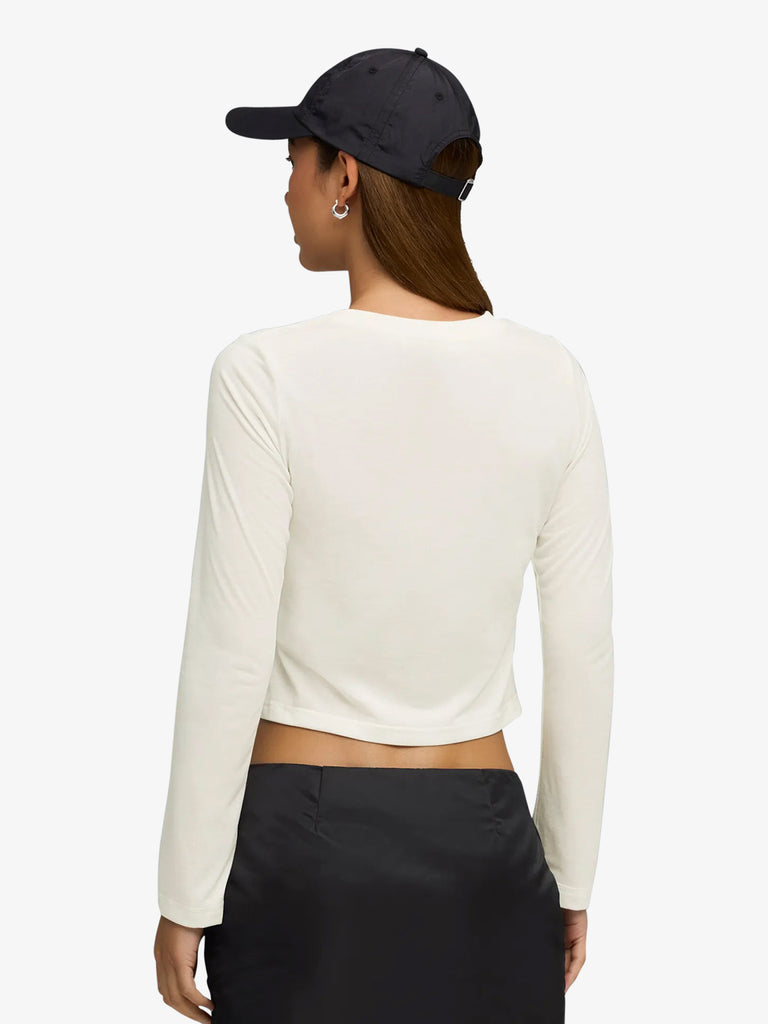 PUMA X ROSÉ maglia a maniche lunghe puma x rosé t7 slim donna bianco