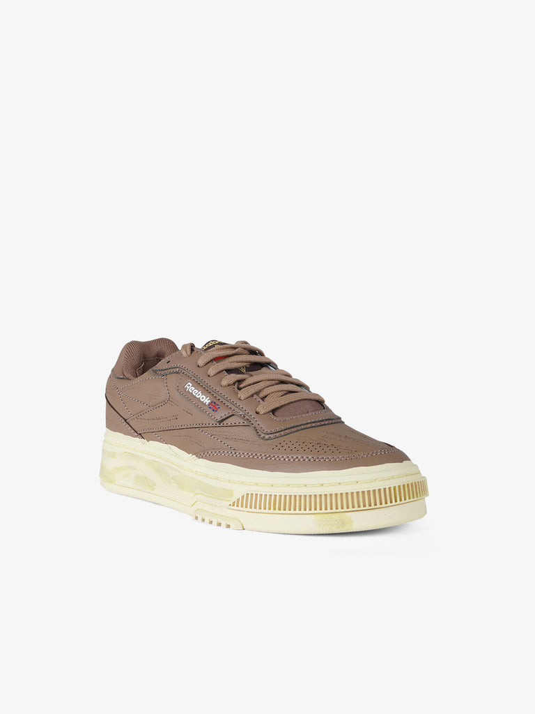 REEBOK sneakers uomo club c ltd 100260259 pelle marrone