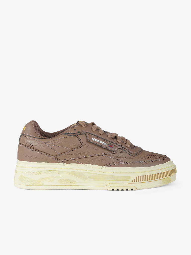 REEBOK sneakers uomo club c ltd 100260259 pelle marrone