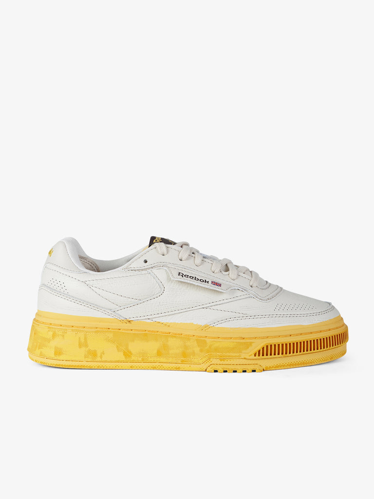 REEBOK sneakers uomo club c ltd 100260260 pelle bianco