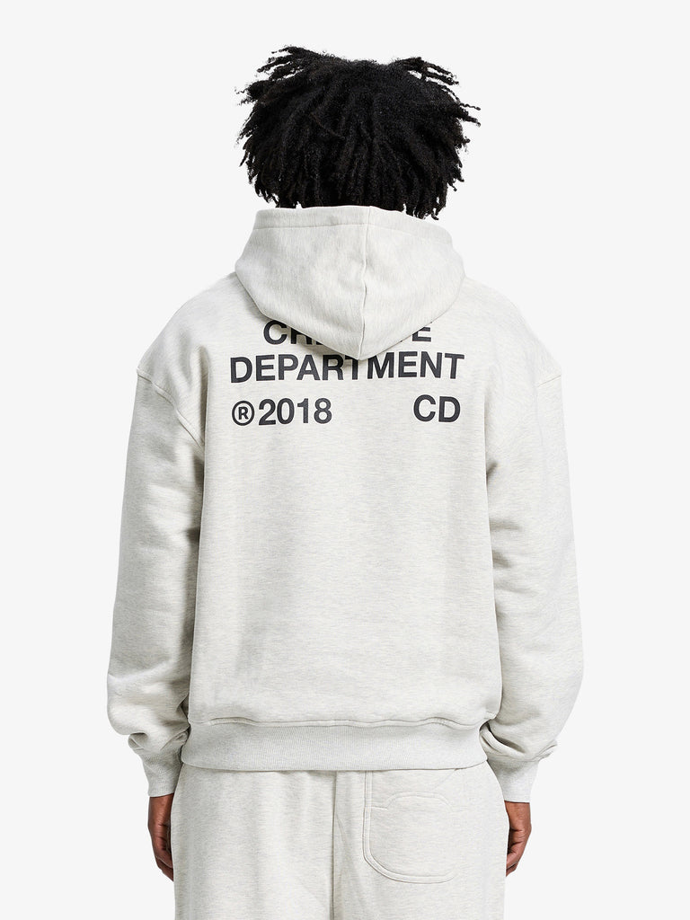 RETERNITY felpa con cappuccio creative dept uomo grigio cotone