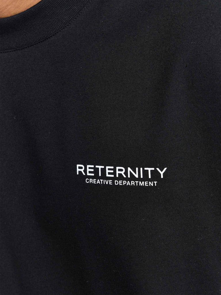 RETERNITY t-shirt creative dept uomo nero cotone