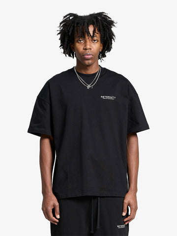 RETERNITY t-shirt creative dept uomo nero cotone