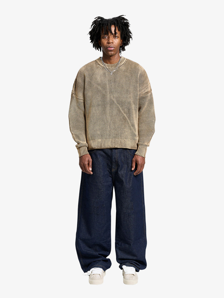 RETERNITY maglieria essential uomo marrone cotone