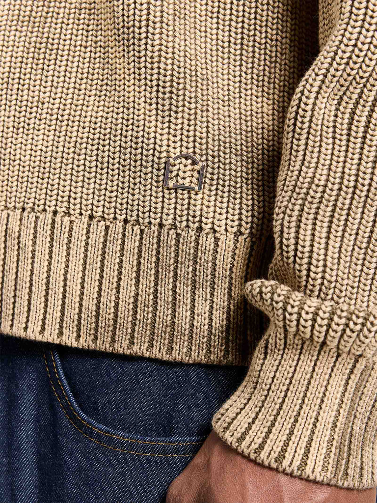 RETERNITY maglieria essential uomo marrone cotone