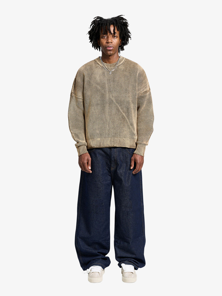 RETERNITY jeans essential raw denim uomo blu cotone