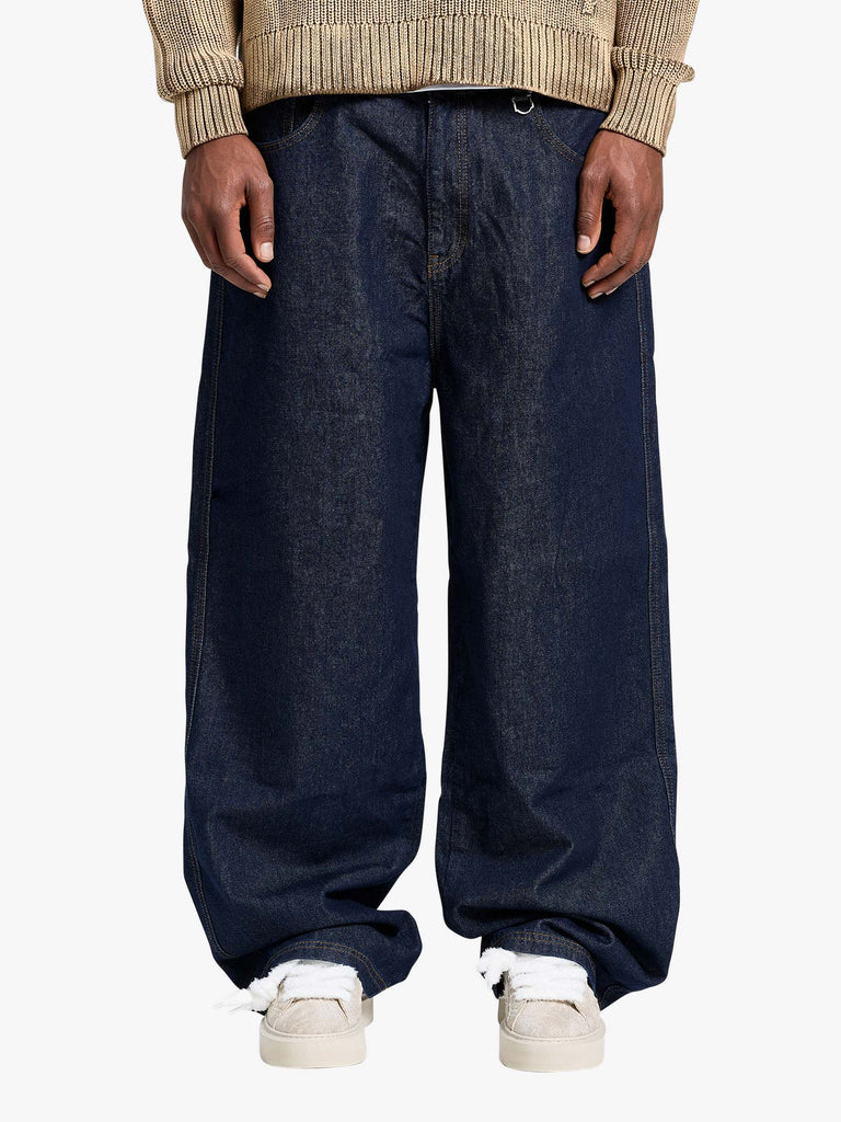 RETERNITY jeans essential raw denim uomo blu cotone