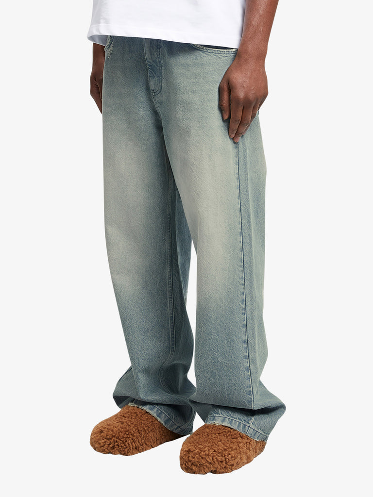RETERNITY jeans essential baggy denim uomo blu cotone
