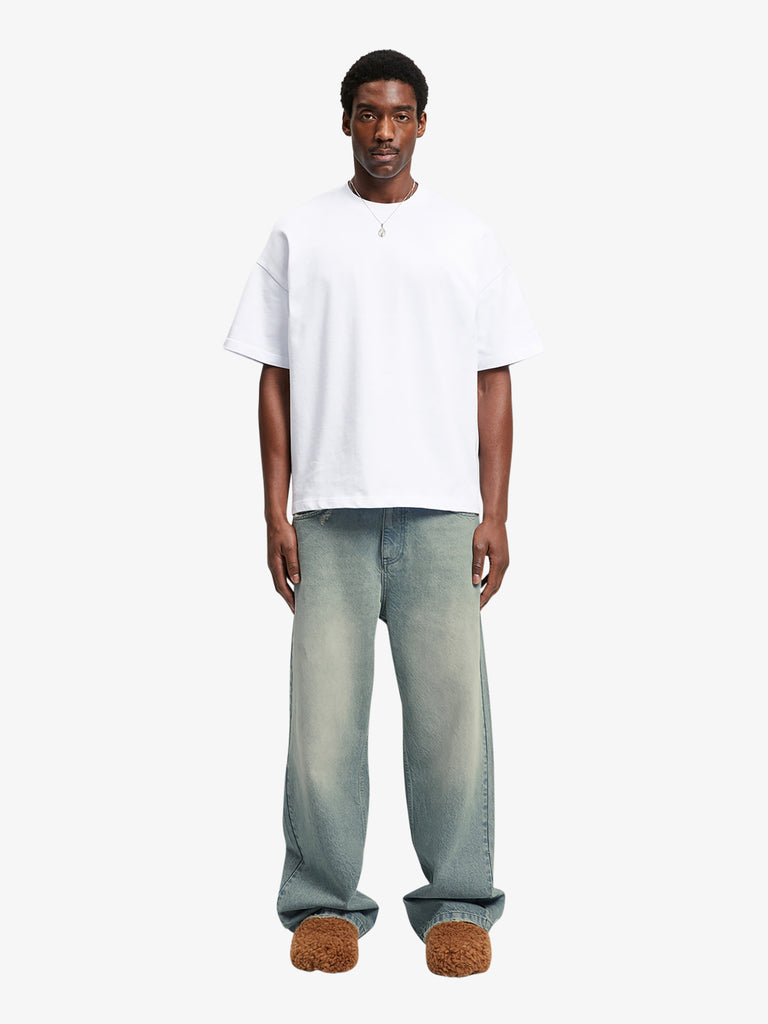 RETERNITY jeans essential baggy denim uomo blu cotone