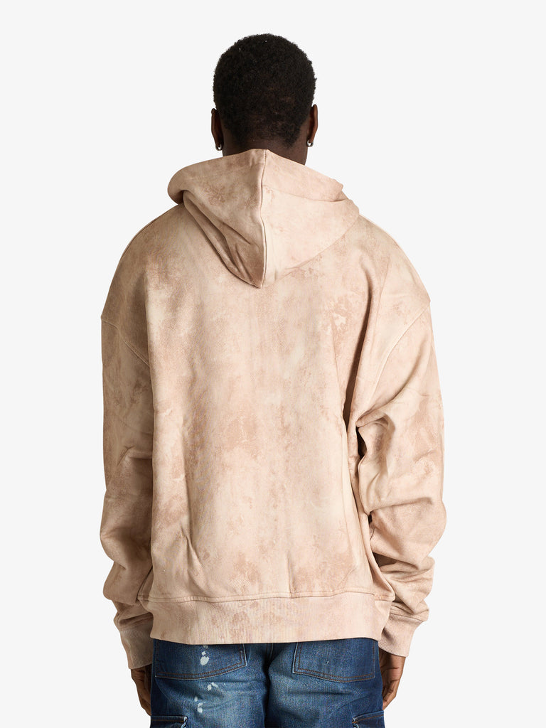 RETERNITY felpa con cappuccio deliria uomo beige cotone