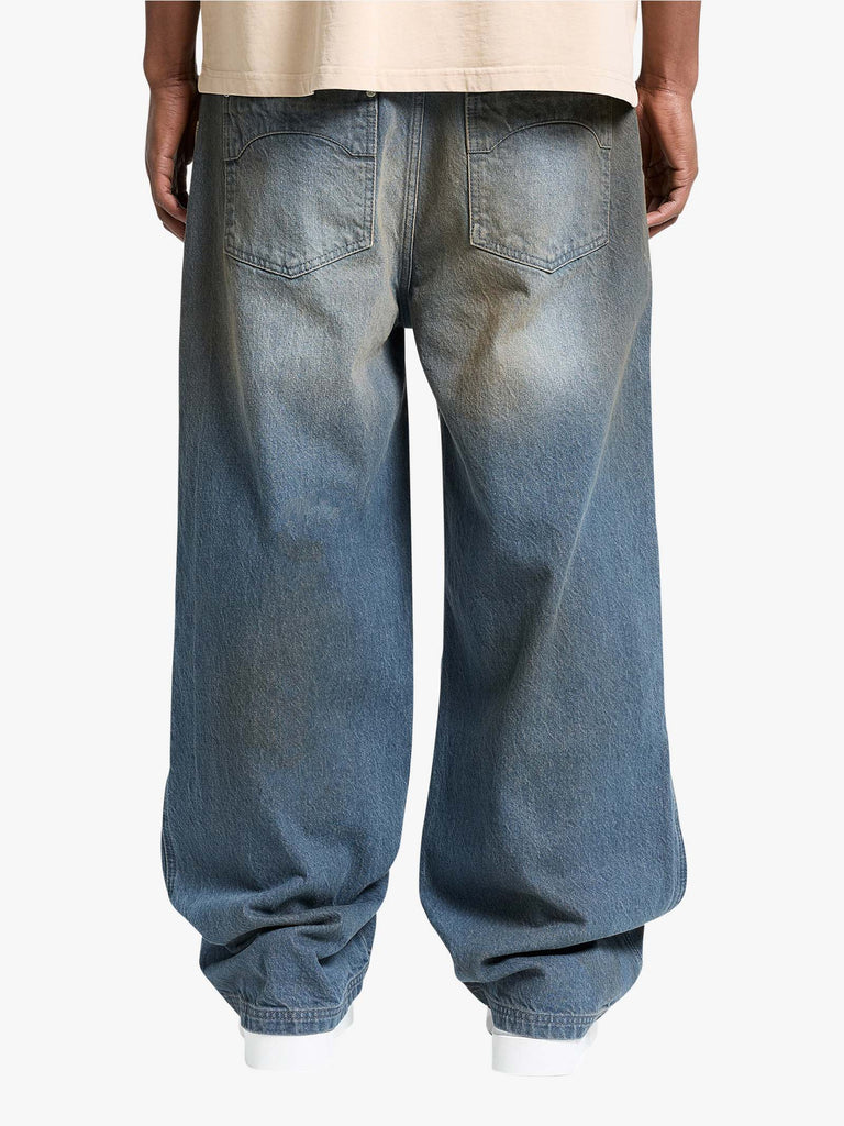 RETERNITY jeans terre uomo blu cotone