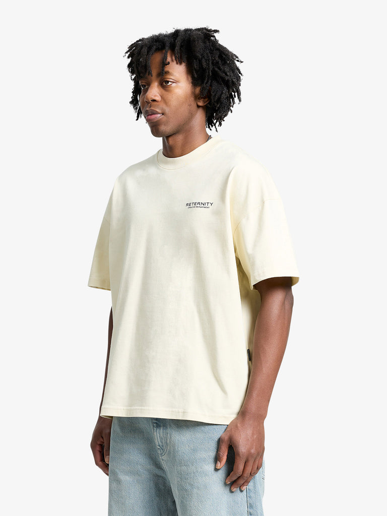 RETERNITY t-shirt creative dept uomo beige cotone