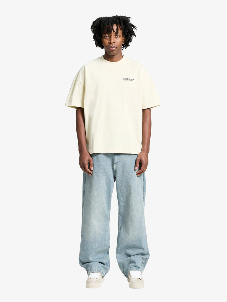 RETERNITY t-shirt creative dept uomo beige cotone