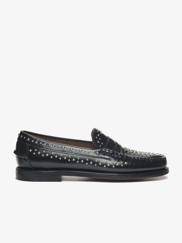 SEBAGO mocassini donna dan studs pelle nero