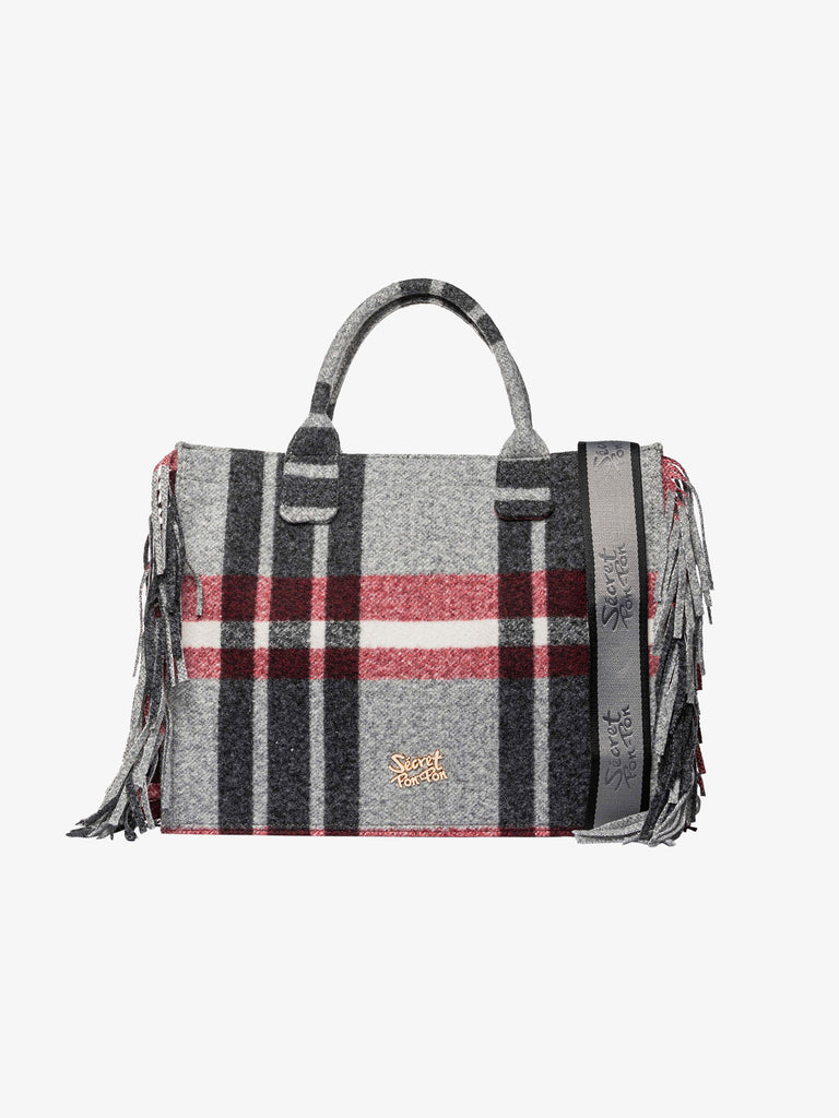 SECRET PON PON borsa a mano donna isabella tote large bordeaux