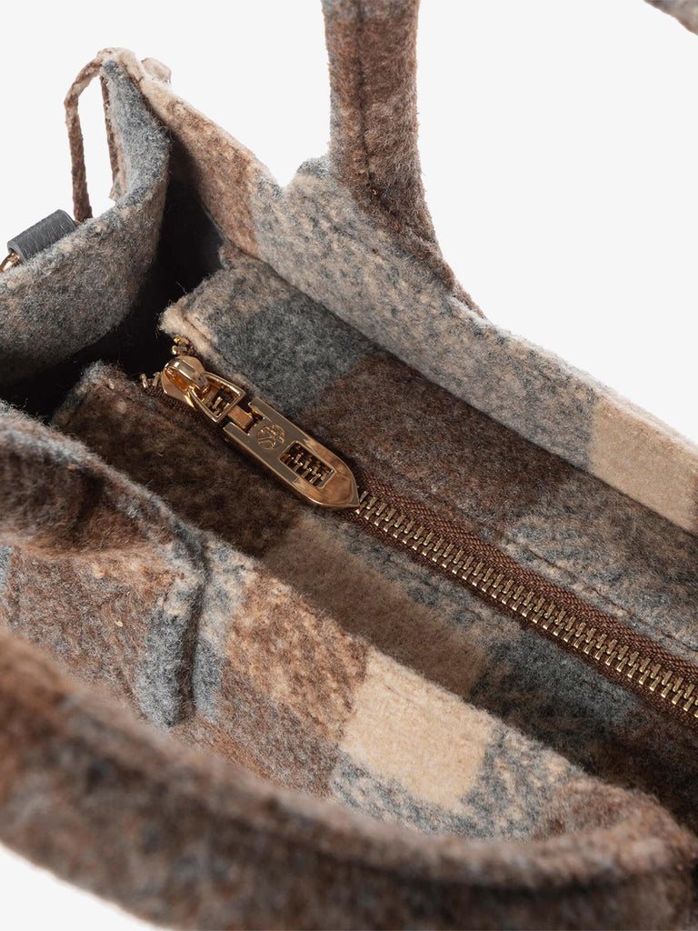 SECRET PON PON borsa a mano donna isabella tote small marrone