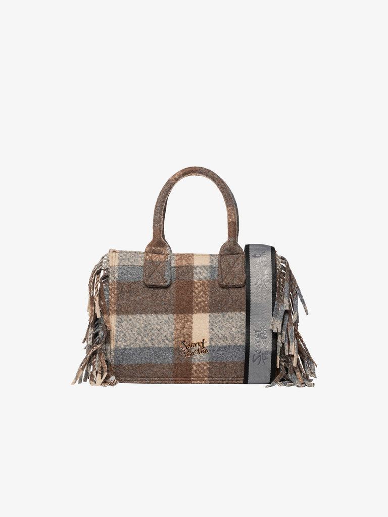 SECRET PON PON borsa a mano donna isabella tote small marrone