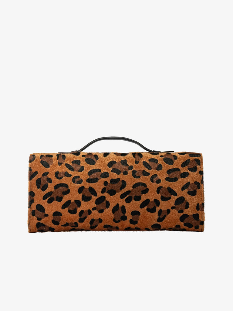 SECRET PON PON borsa a spalla donna luisita clutch leopard beige