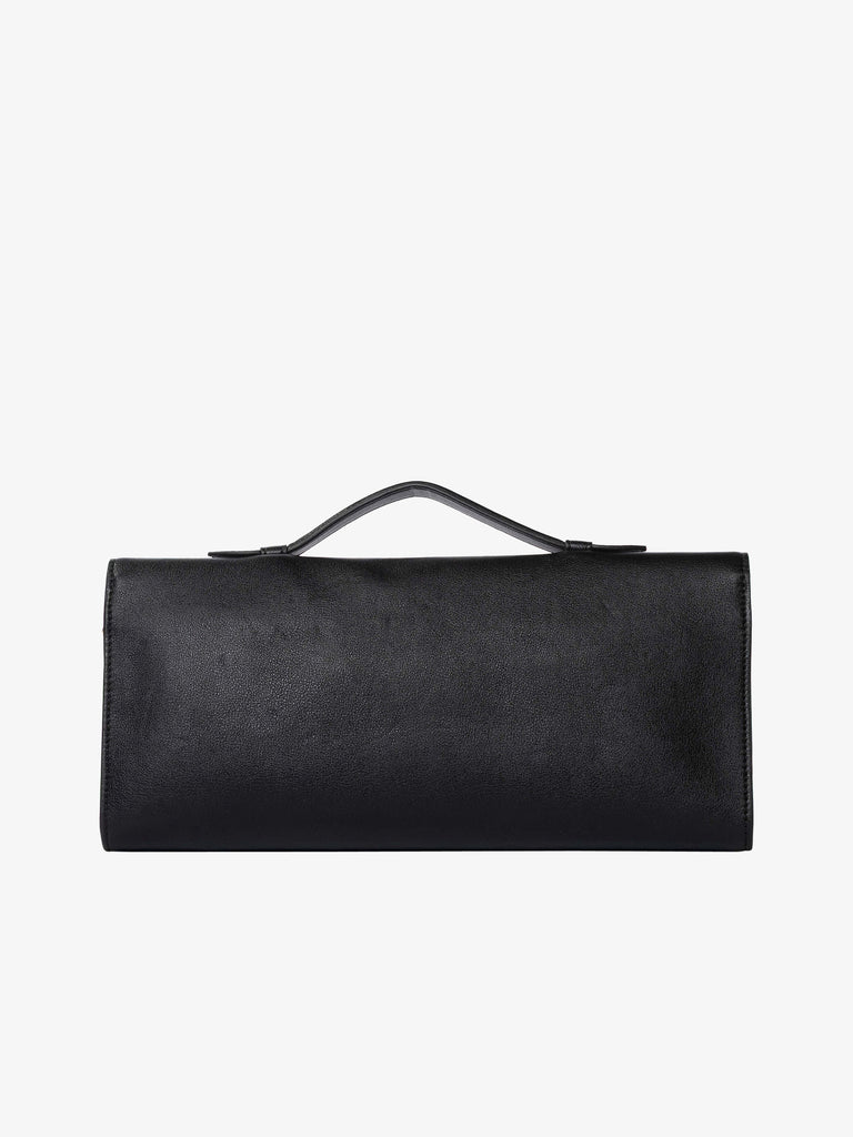 SECRET PON PON borsa a spalla donna luisita clutch patch nero