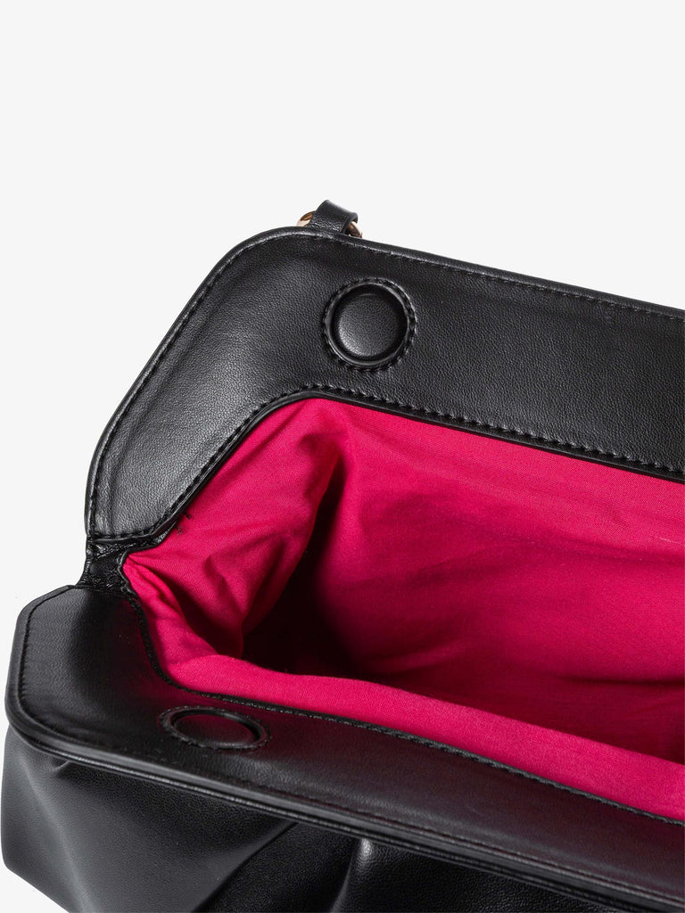 SECRET PON PON borse a spalla donna margaret clutch m nero