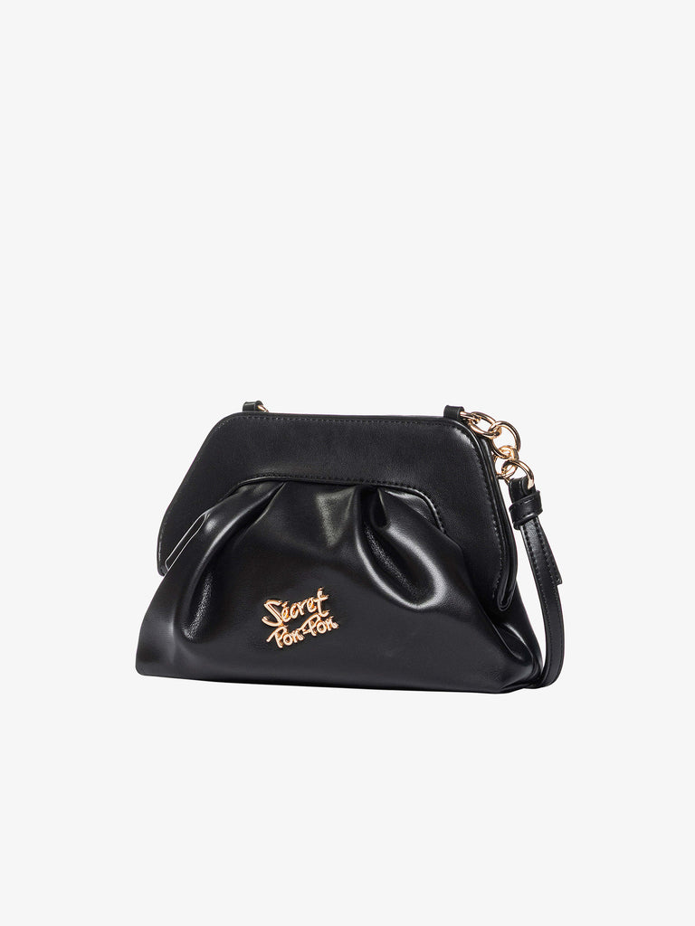 SECRET PON PON borse a spalla donna margaret clutch s nero