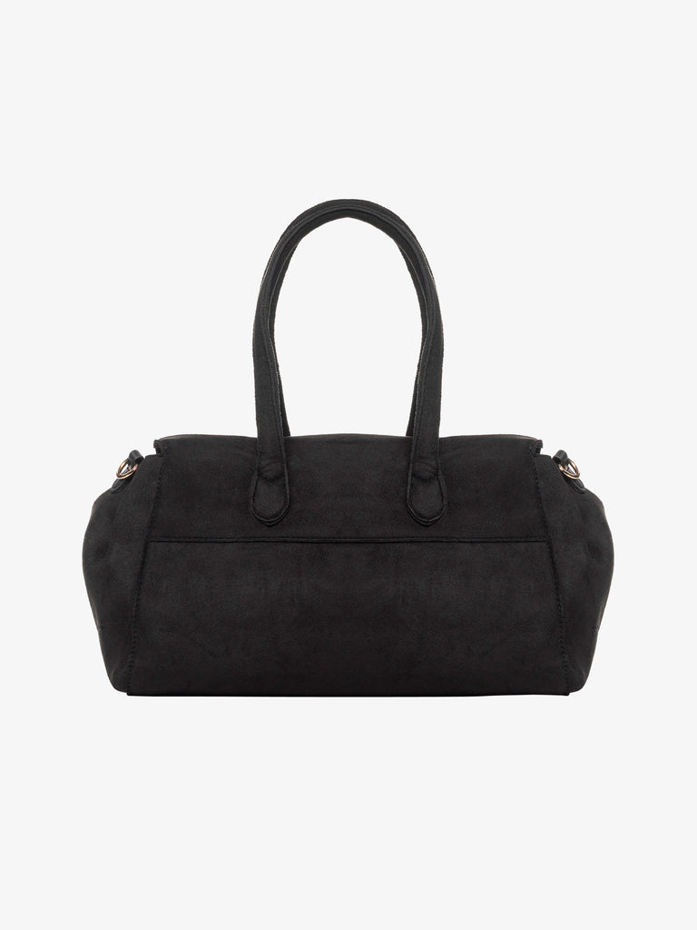 SECRET PON PON borse a spalla donna monica suede tote m nero