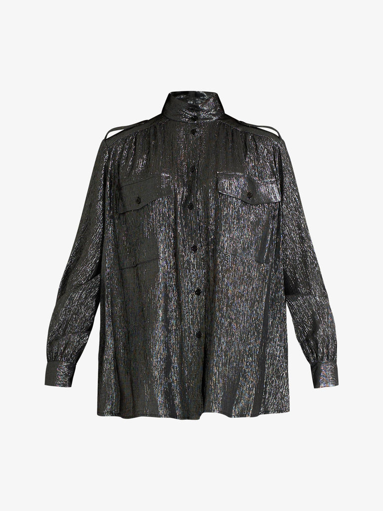 SEMICOUTURE camicia honoria donna nero viscosa