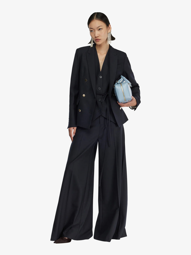 SEMICOUTURE pantalone daria donna blu