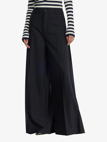 SEMICOUTURE pantalone daria donna blu