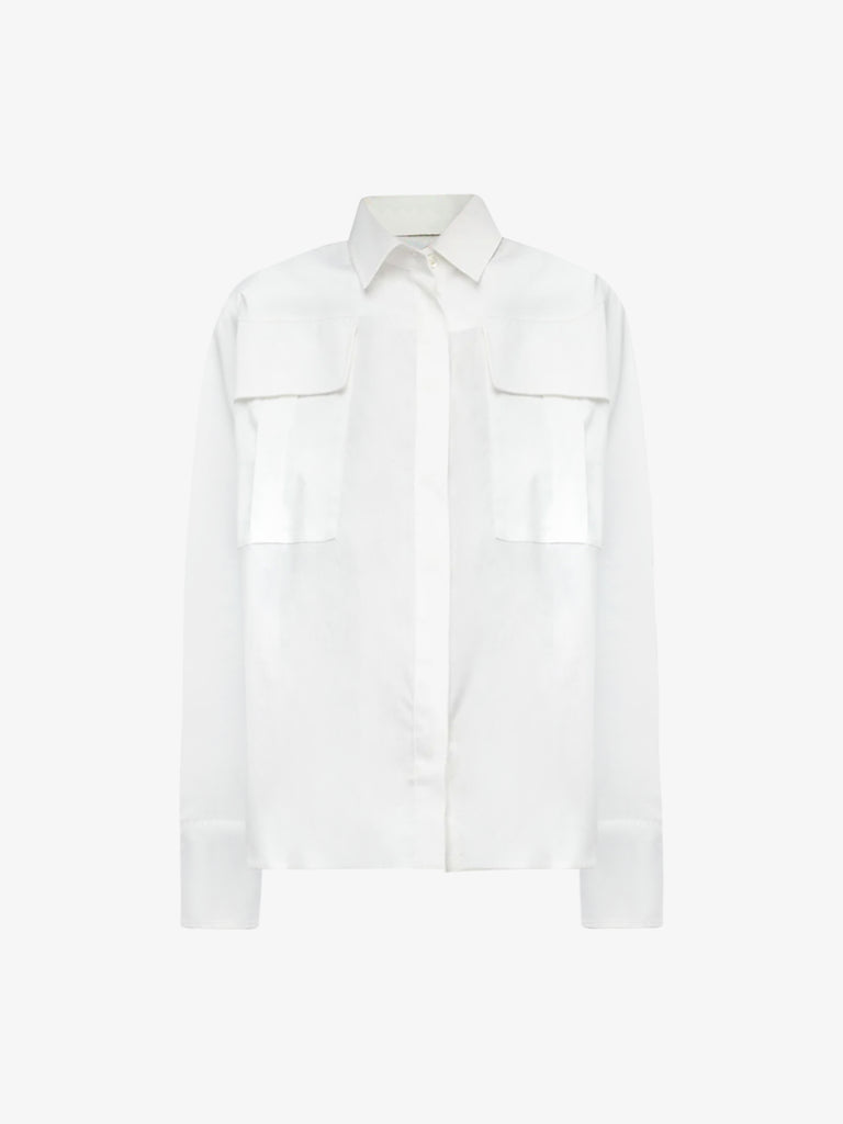 SEMICOUTURE camicia samuela donna bianco cotone