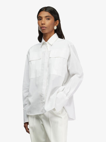 SEMICOUTURE camicia samuela donna bianco cotone