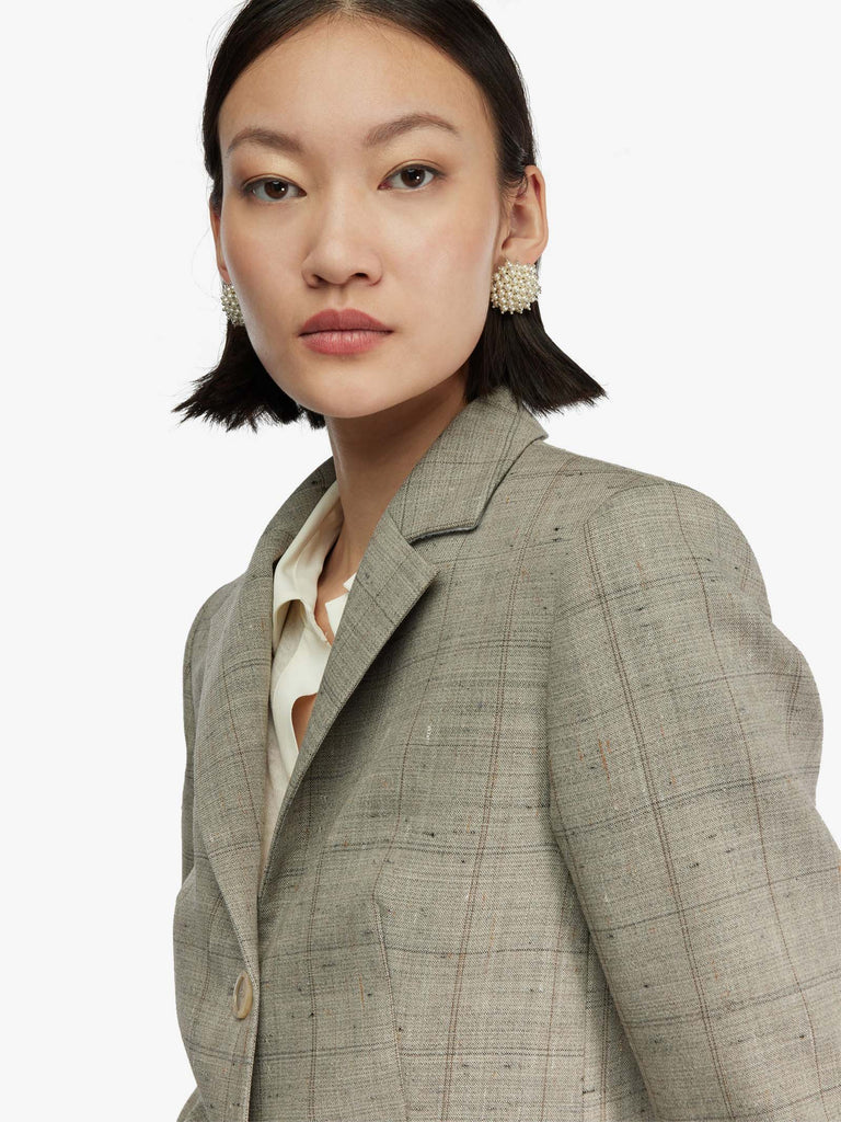 SEMICOUTURE blazer herminia donna grigio lana