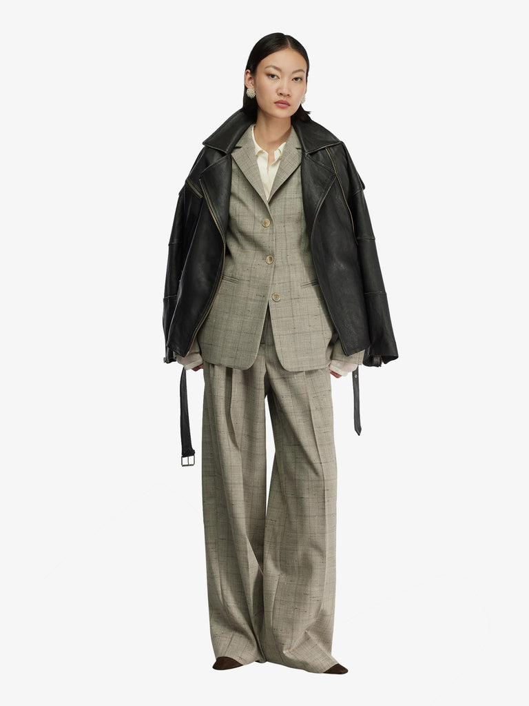 SEMICOUTURE blazer herminia donna grigio lana
