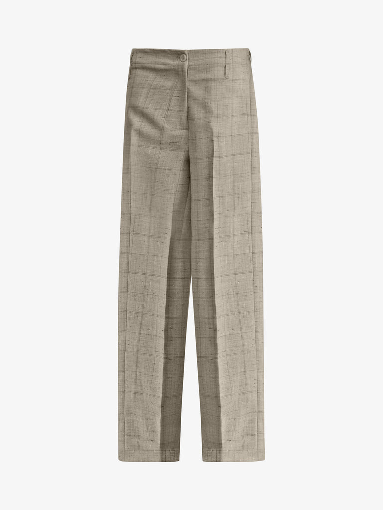 SEMICOUTURE pantalone shelby donna grigio lana