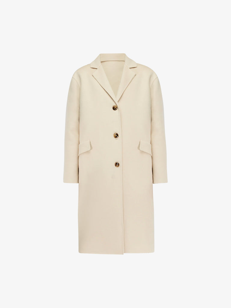 SEMICOUTURE cappotto ludovica donna beige lana