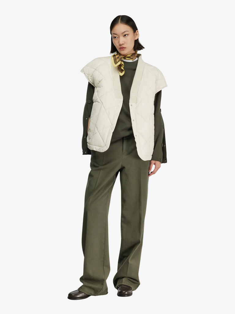 SEMICOUTURE giubbotto piumino summer donna panna