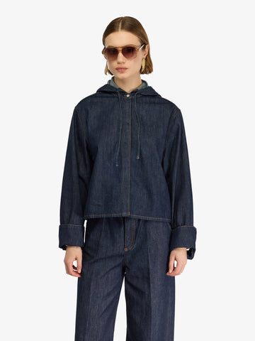 SEMICOUTURE blusa michela donna denim cotone
