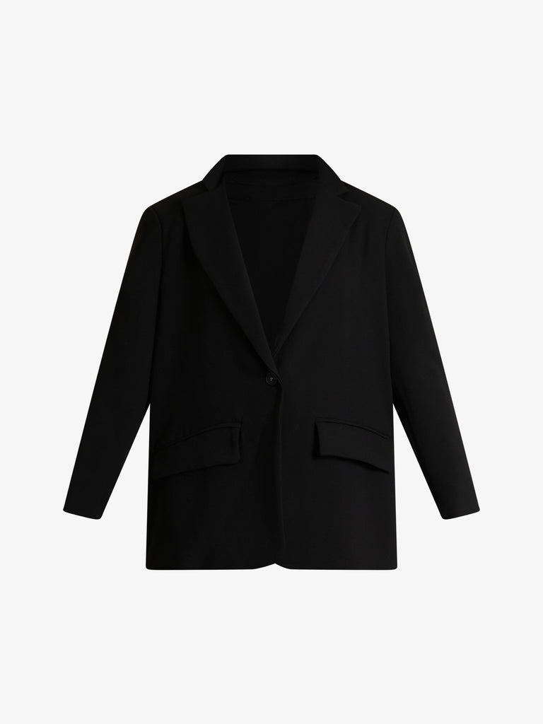 SOUVENIR blazer con spacco sul retro donna nero