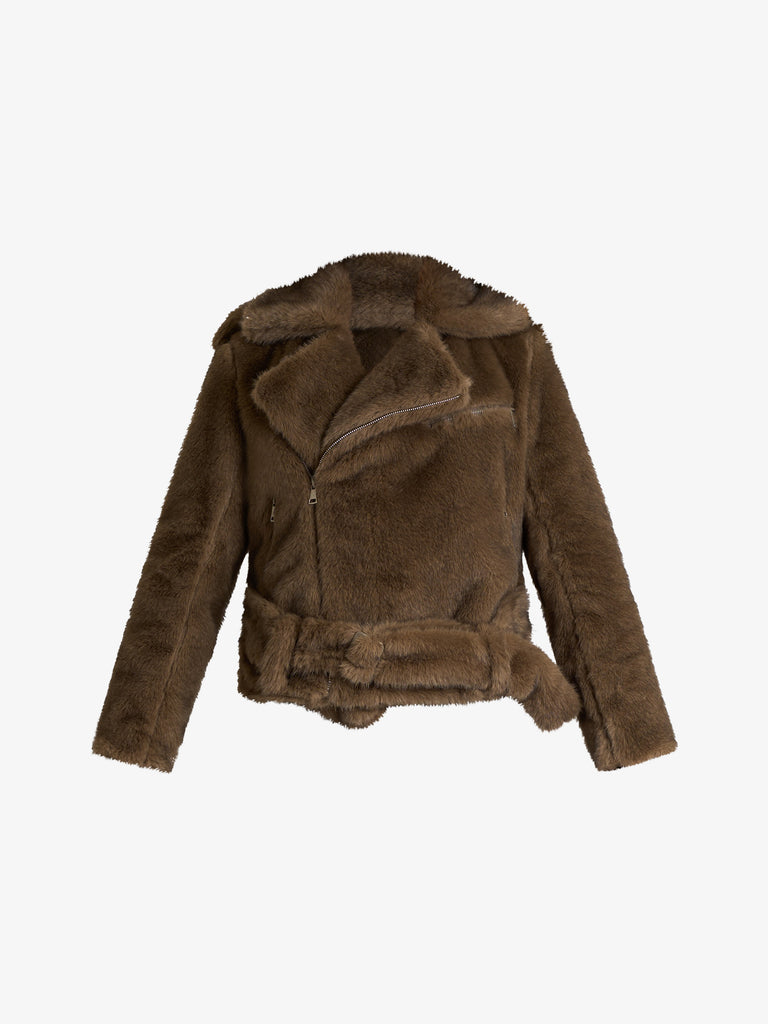 SOUVENIR bomber con revers donna grigio