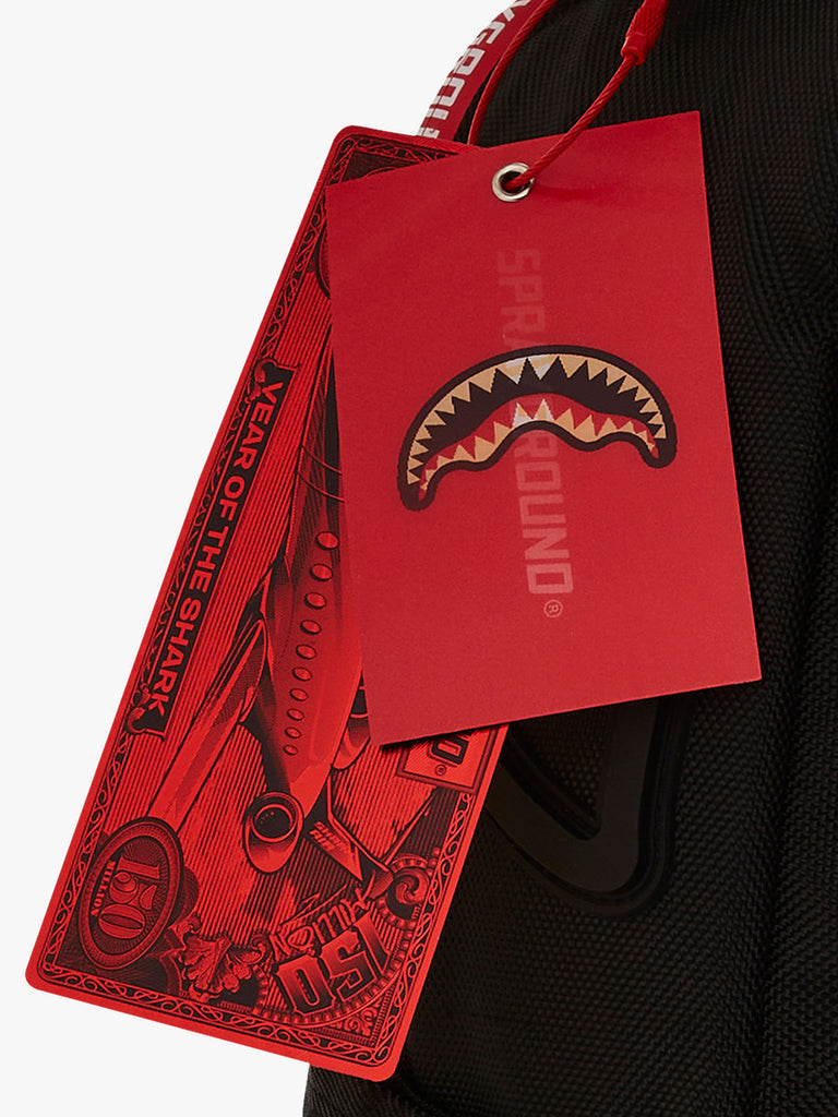 SPRAYGROUND zaino printed zipper shark dlxr 910B6017NSZ nero