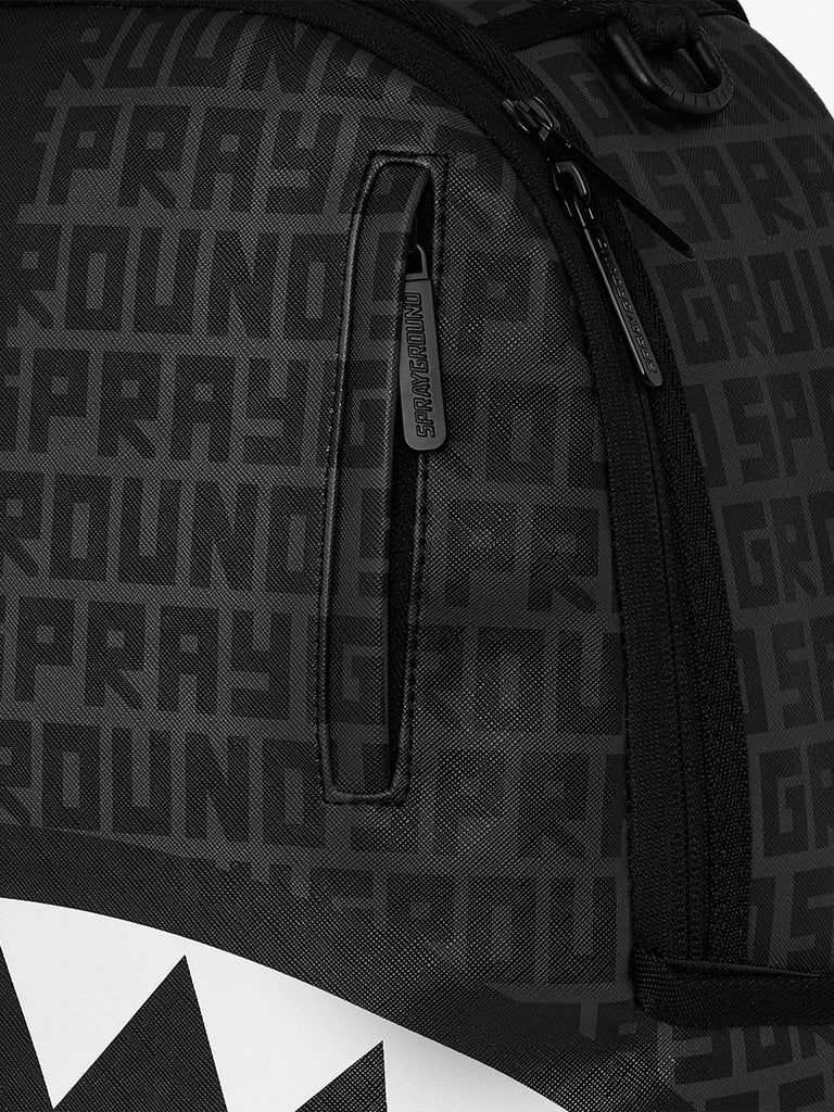 SPRAYGROUND zaino shark central split infinity dlxsv 910B6249NSZ pvc nero