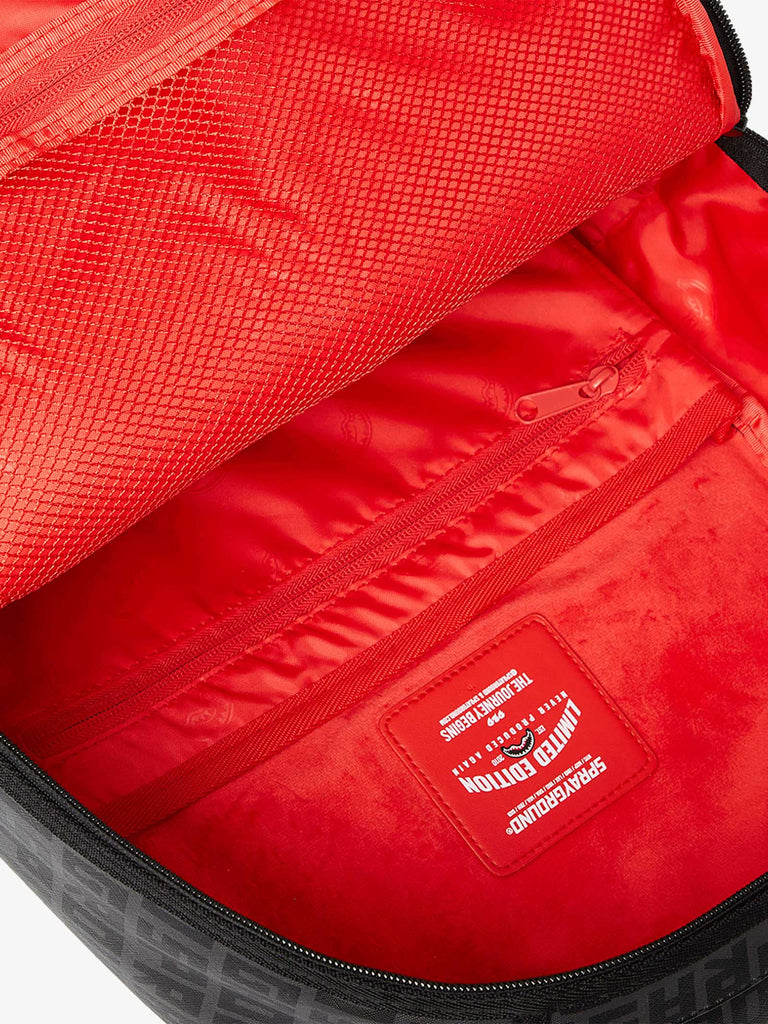 SPRAYGROUND zaino shark central split infinity dlxsv 910B6249NSZ pvc nero