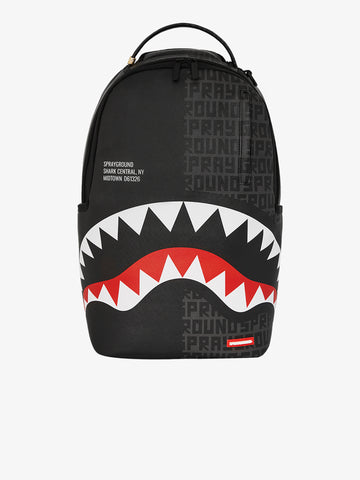 SPRAYGROUND zaino shark central split infinity dlxsv 910B6249NSZ pvc nero