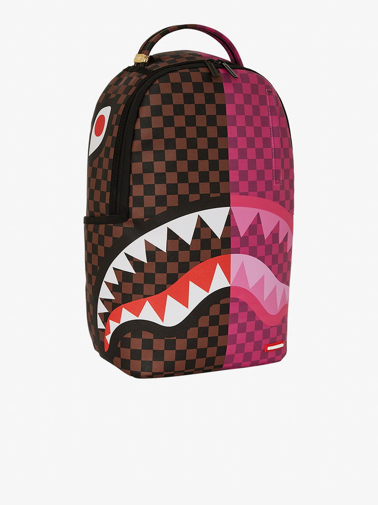 SPRAYGROUND zaino split sip pink check dlxsv 910B6286NSZ pvc multicolor