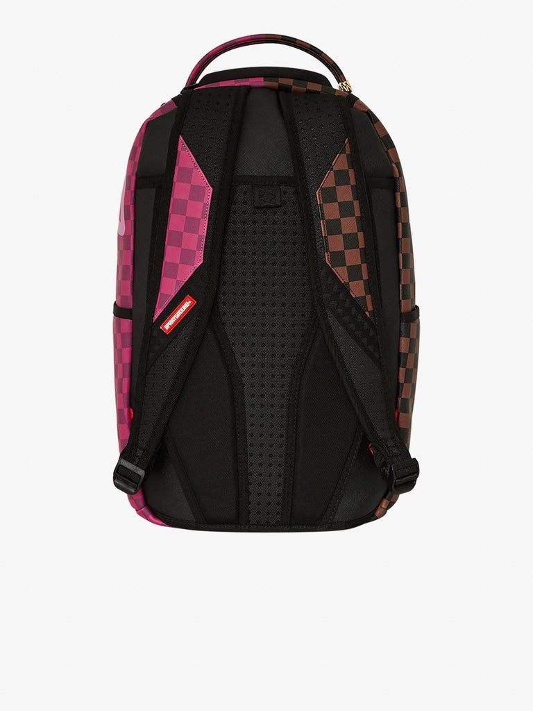 SPRAYGROUND zaino split sip pink check dlxsv 910B6286NSZ pvc multicolor